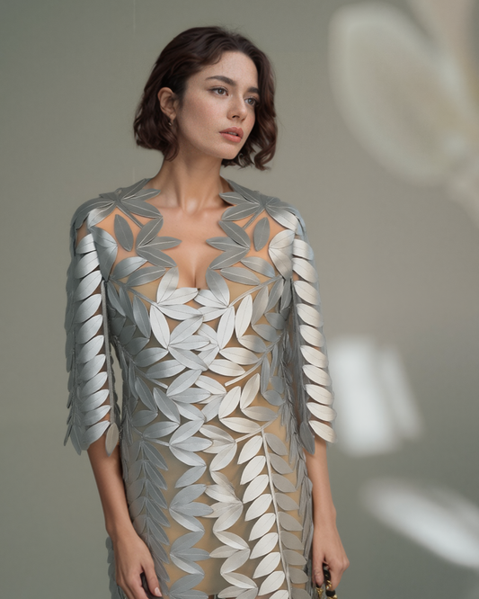 Buy Silver Pearls Jacket