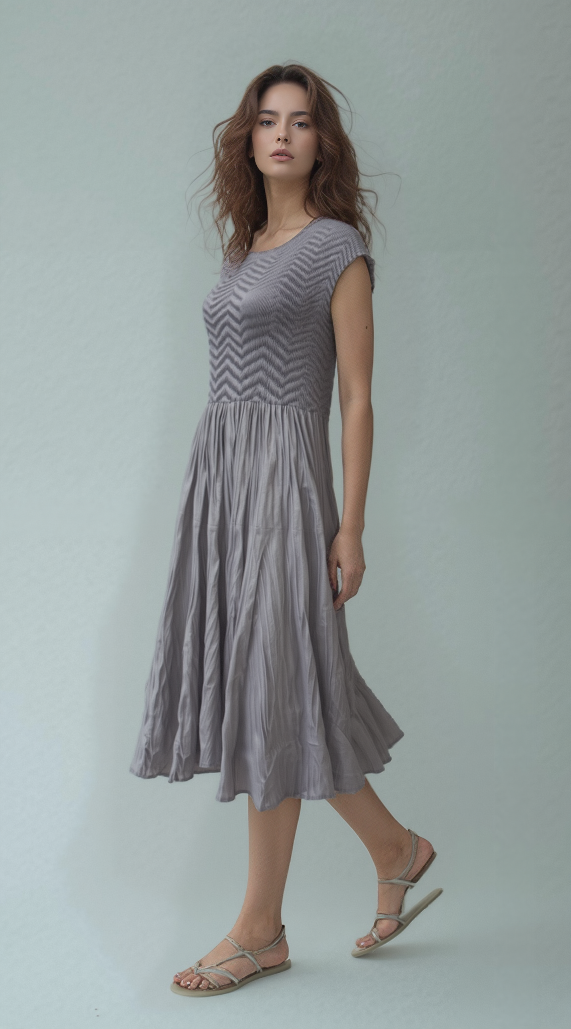 Pleated Dress