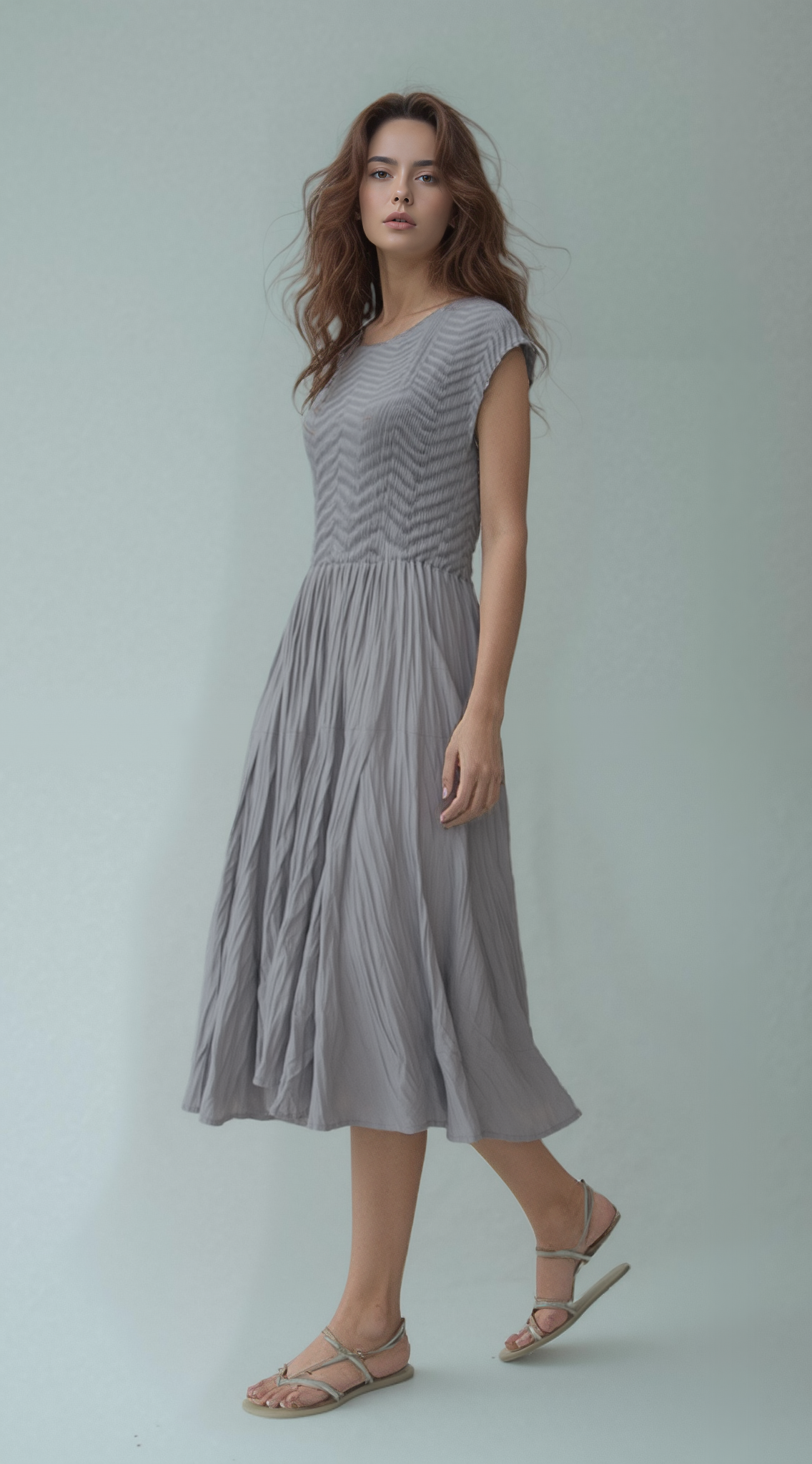 Pleated Dress