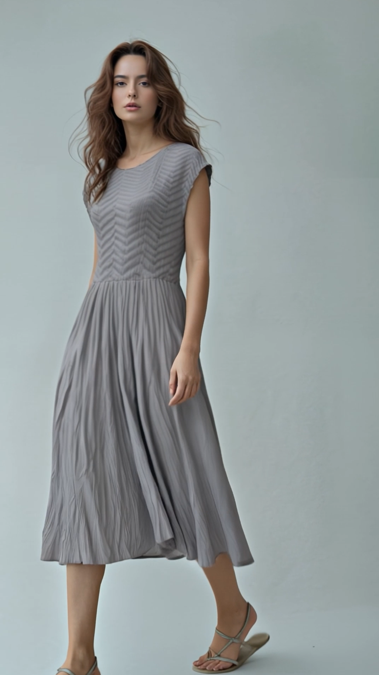Pleated Dress