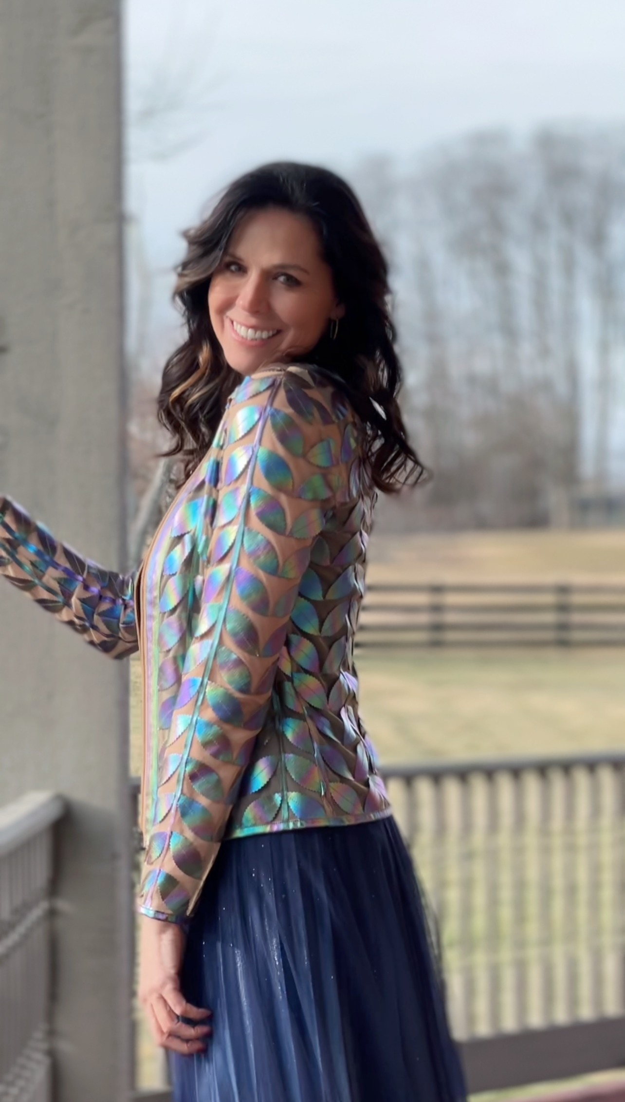 Faux Leather Jacket Womens