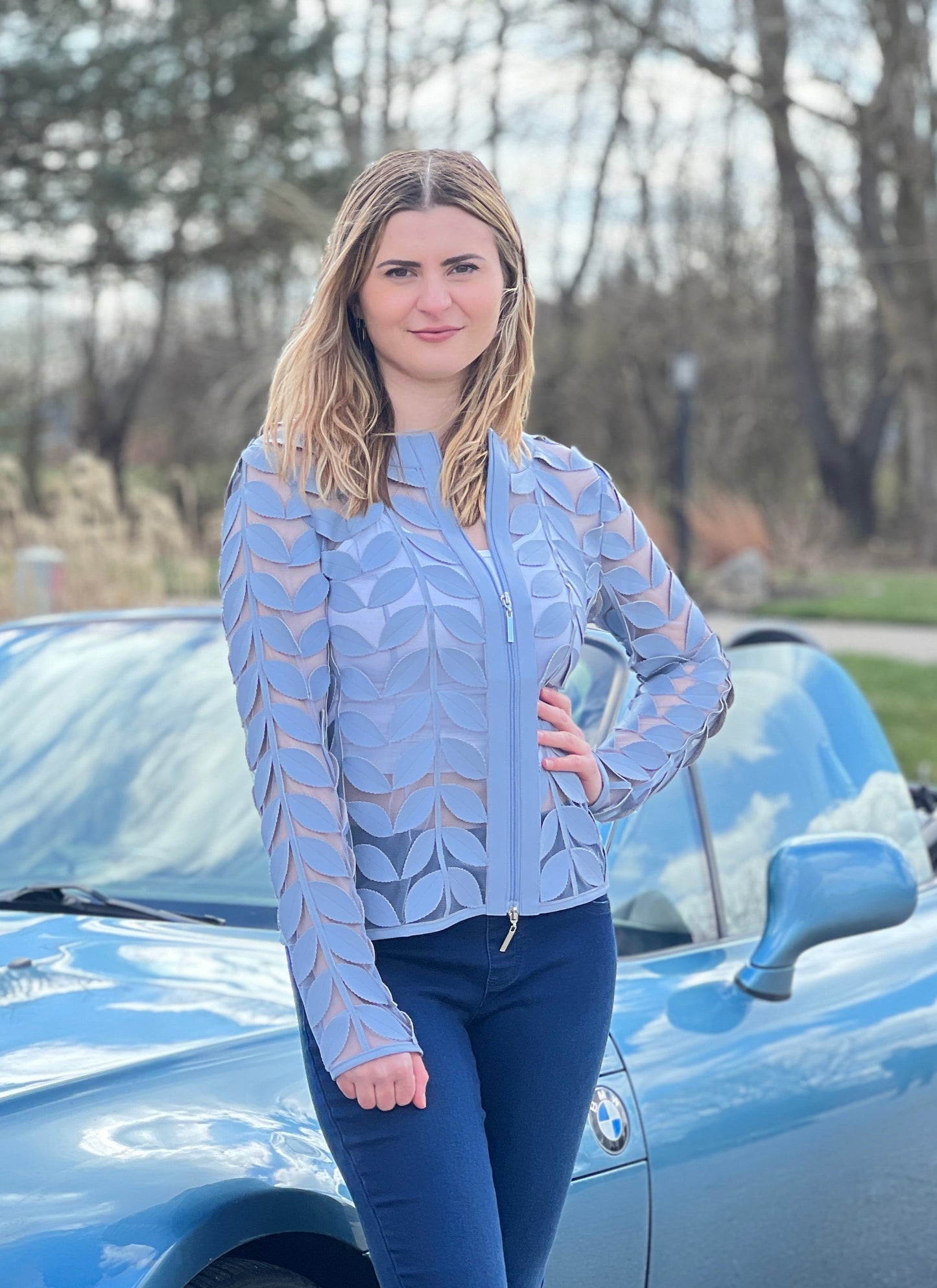 Faux Leather Jacket Womens
