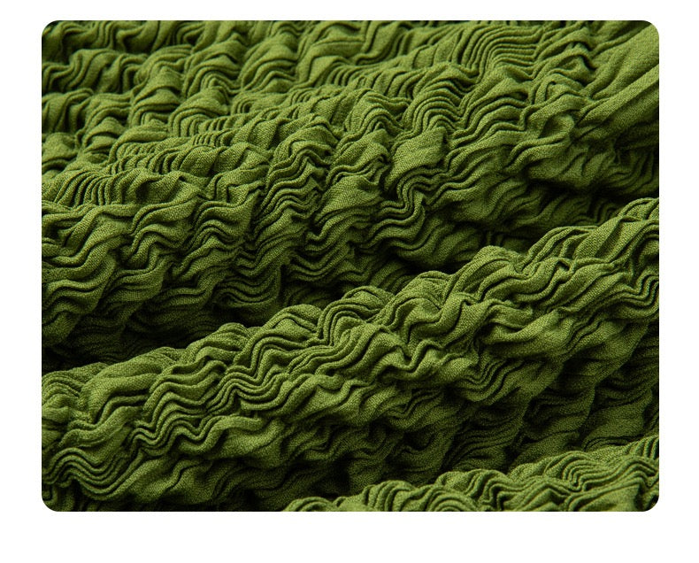 Pleated Pants Green