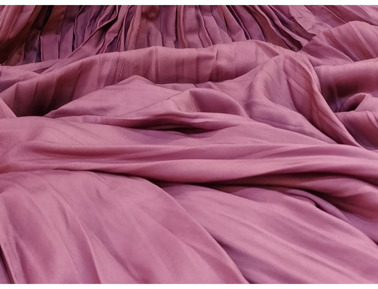 Pleated dress Ombre