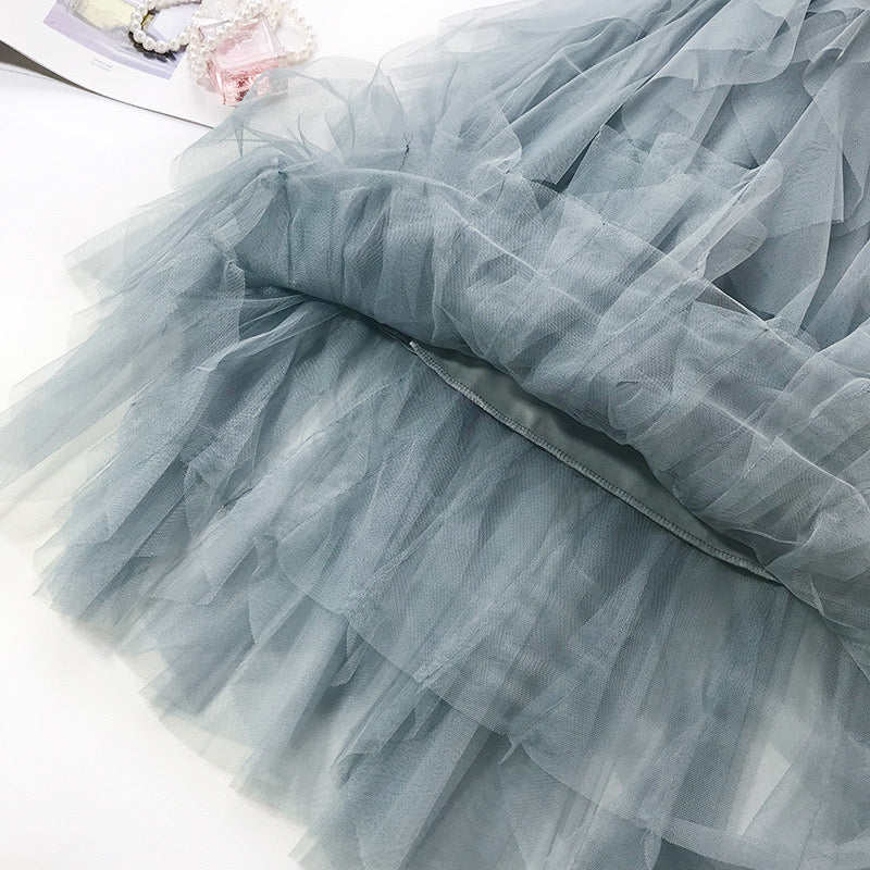 Fairy mesh Skirt (Blue)