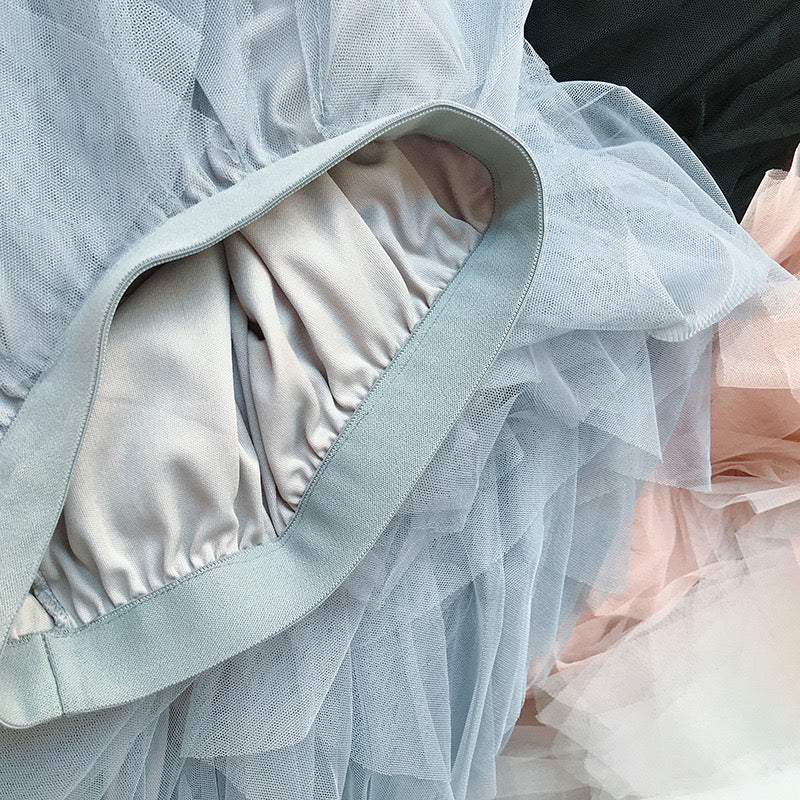 Fairy mesh Skirt (Blue)