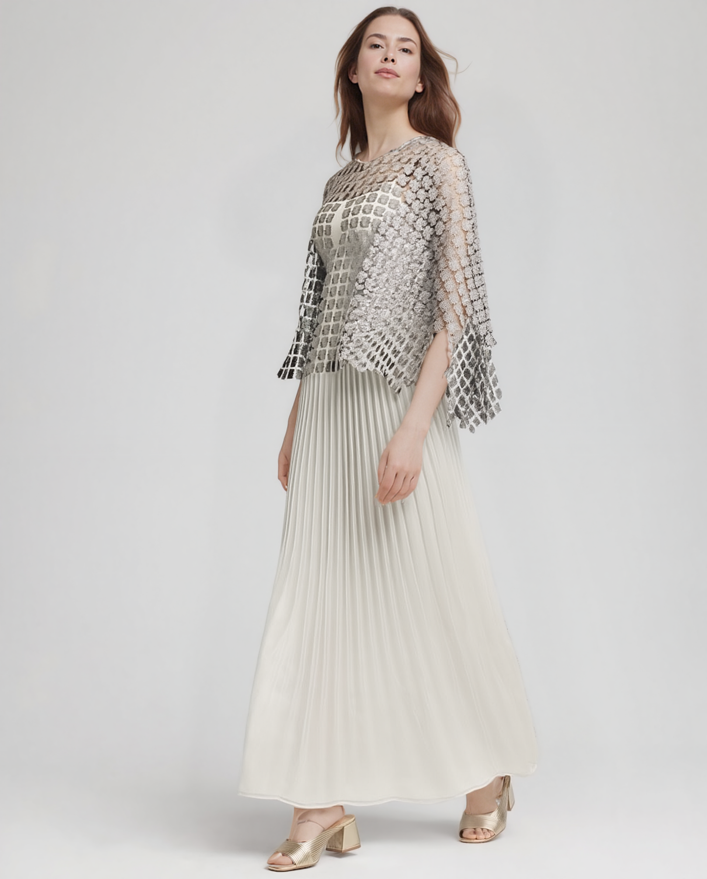 Lace Cape (Silver)