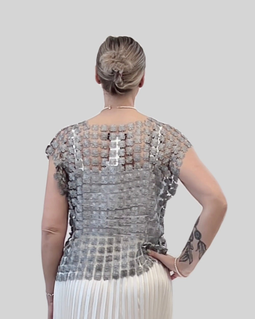 Lace Vest (Silver)
