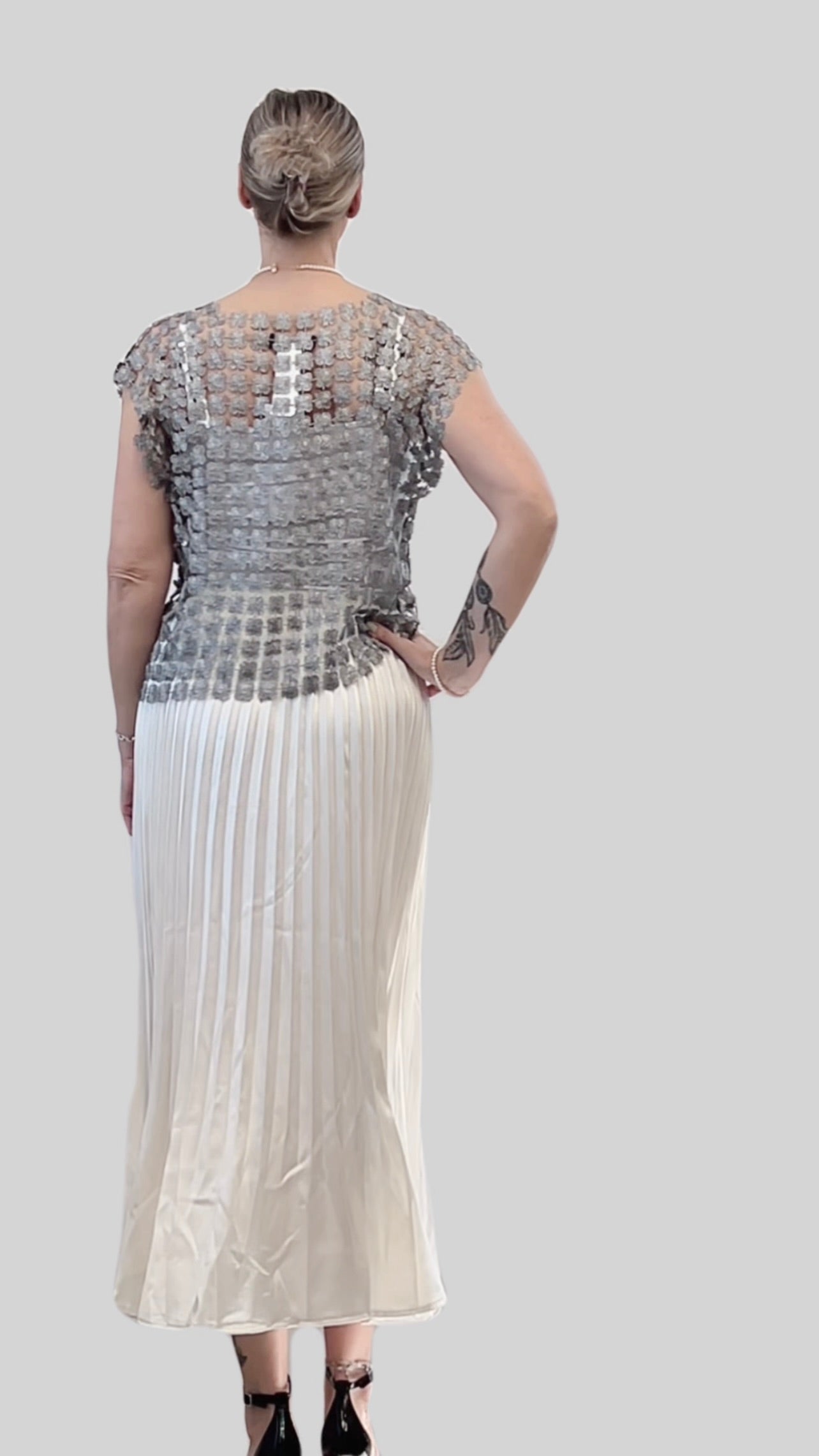 Lace Vest (Silver)