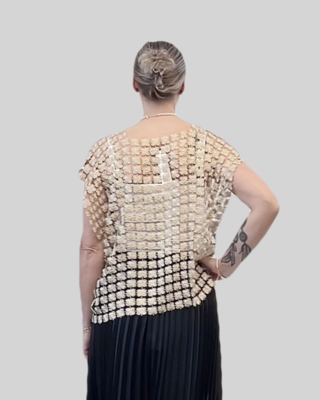 Lace Vest (Champagne)