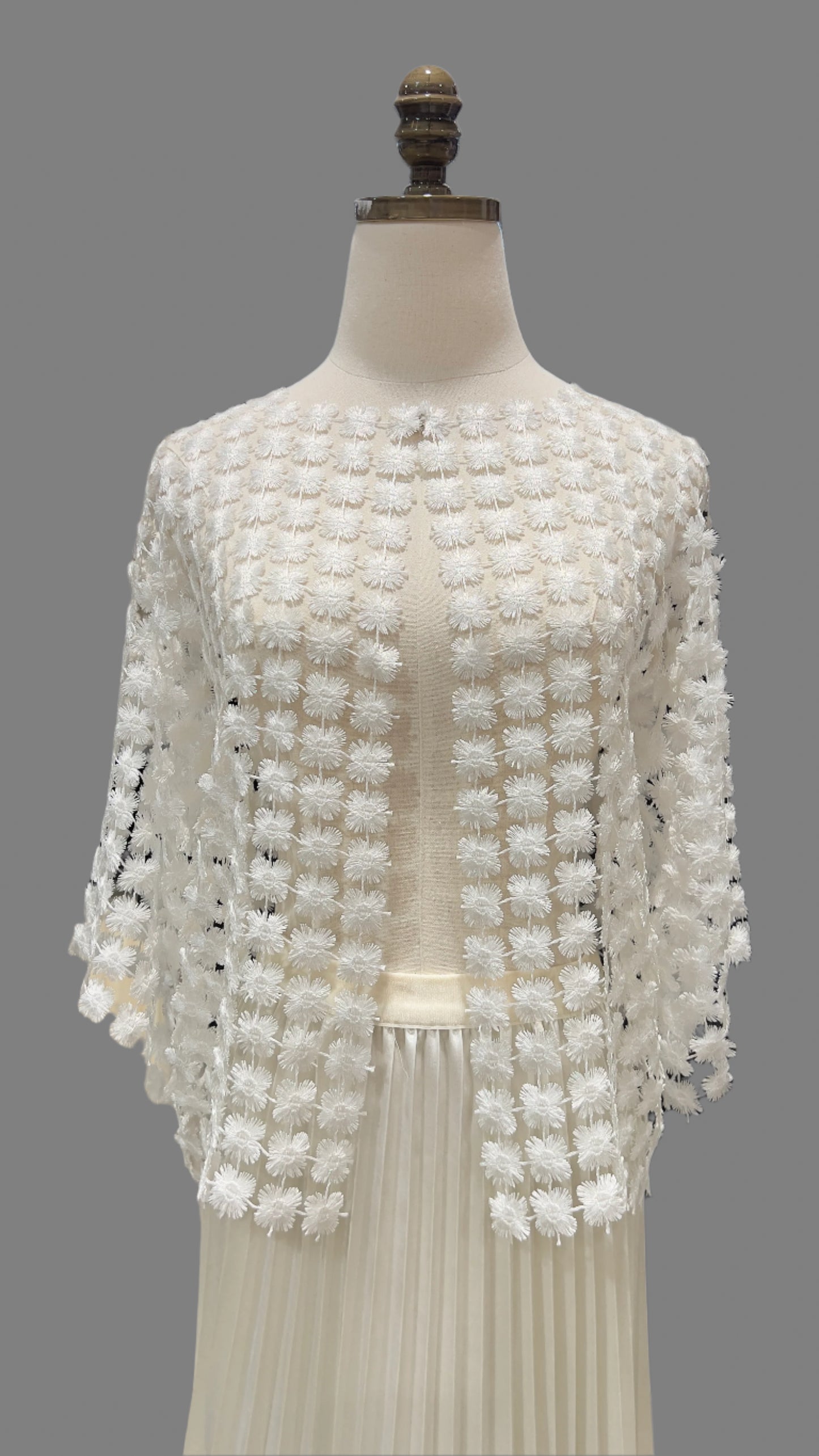 Lace short Jacket (White)