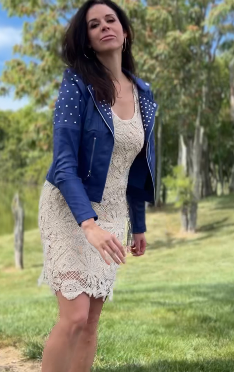Faux Leather Jacket Womens