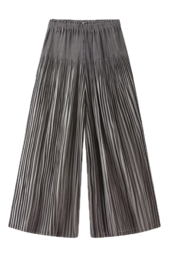 Pleated Pants (Grey)