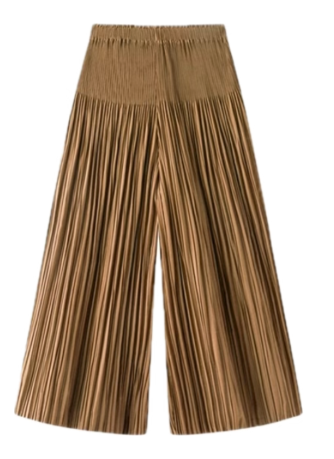 Pleated Pants (Mocha)