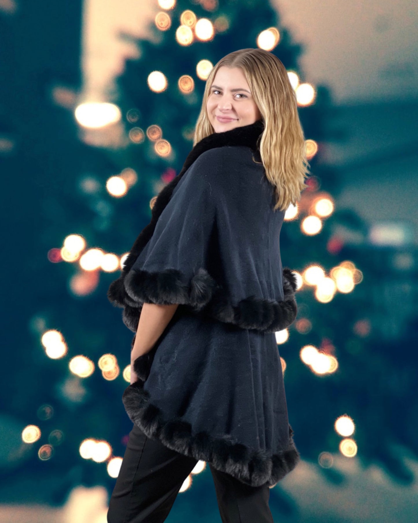 Women's Fur Cape