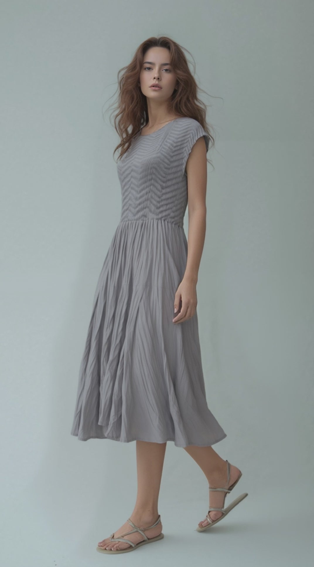 Pleated Dress