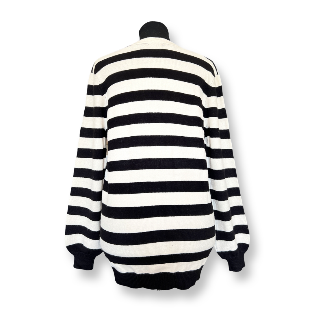 Sweater knit Strip & Rose Cardigan