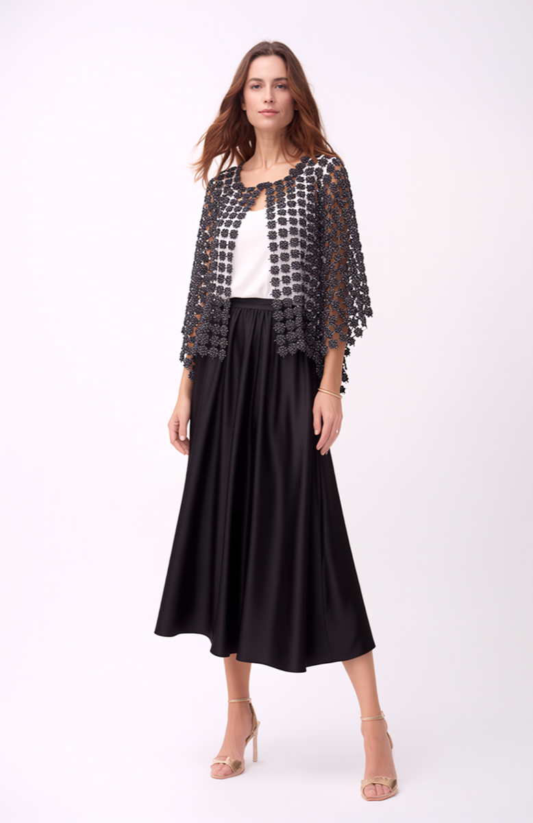 Short Lace jacket  (Black)