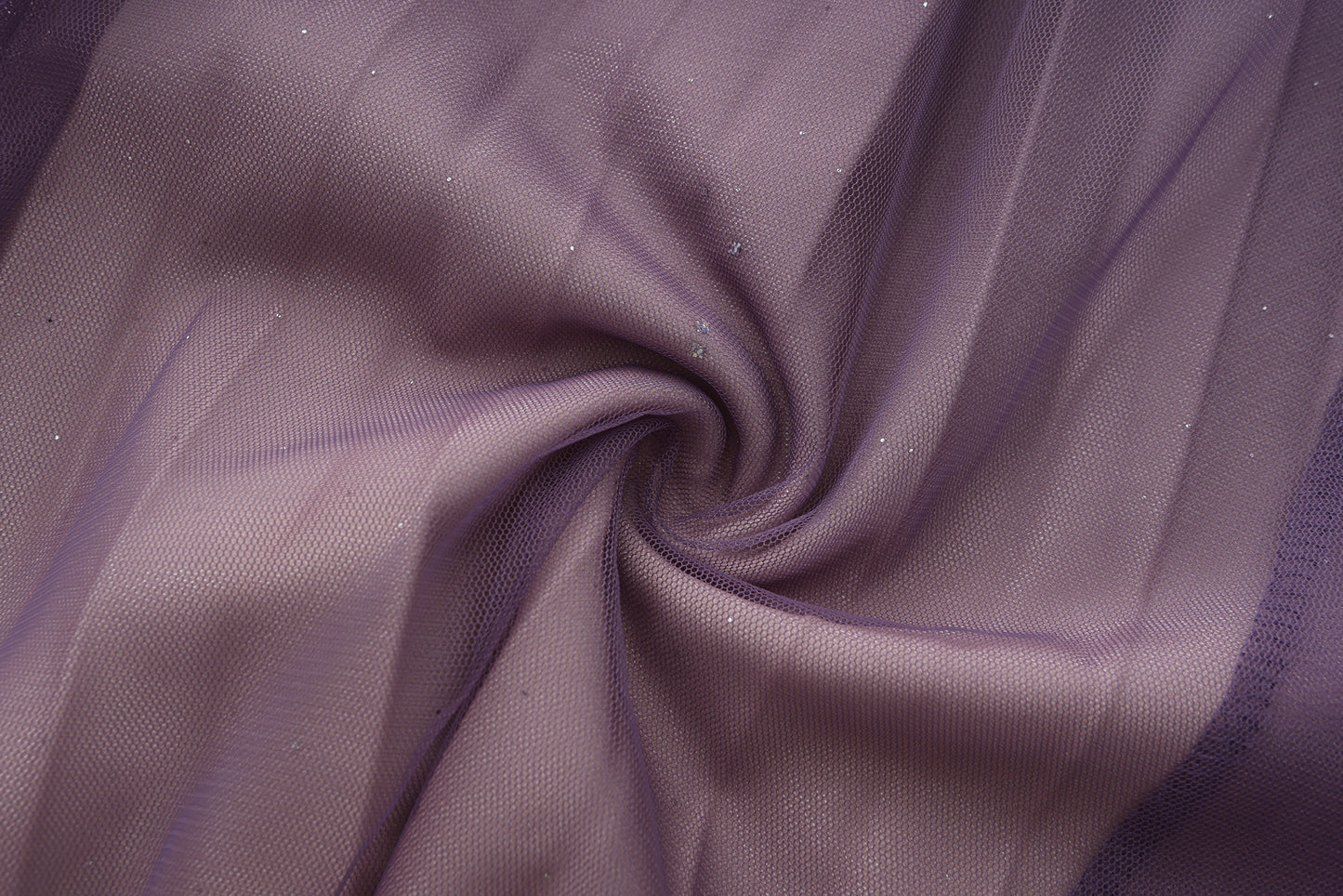 pleating mesh Skirt with ombre effect and glitters (Violet)