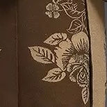 Reversible Peony Jacquard shawl with Arm Openings- Coffee/Sand