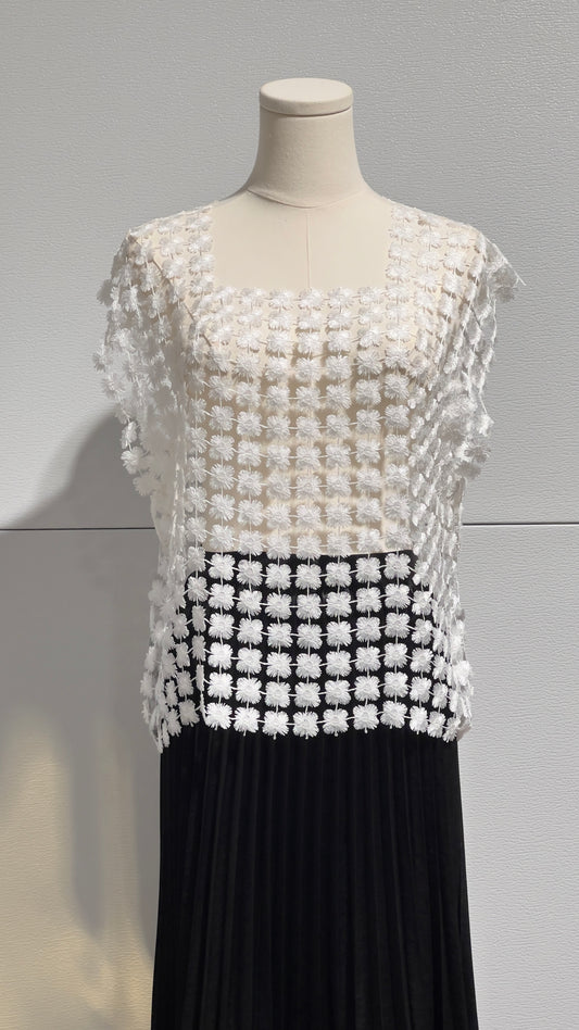 Lace Vest  (Cream)