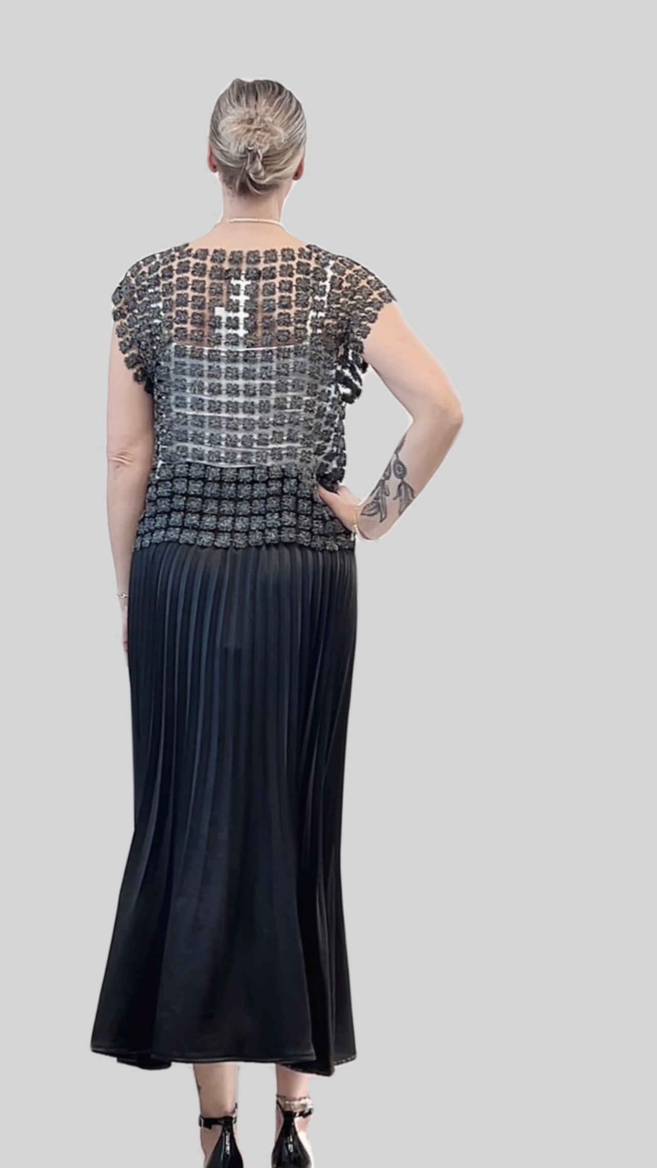 Lace Vest  (Black)
