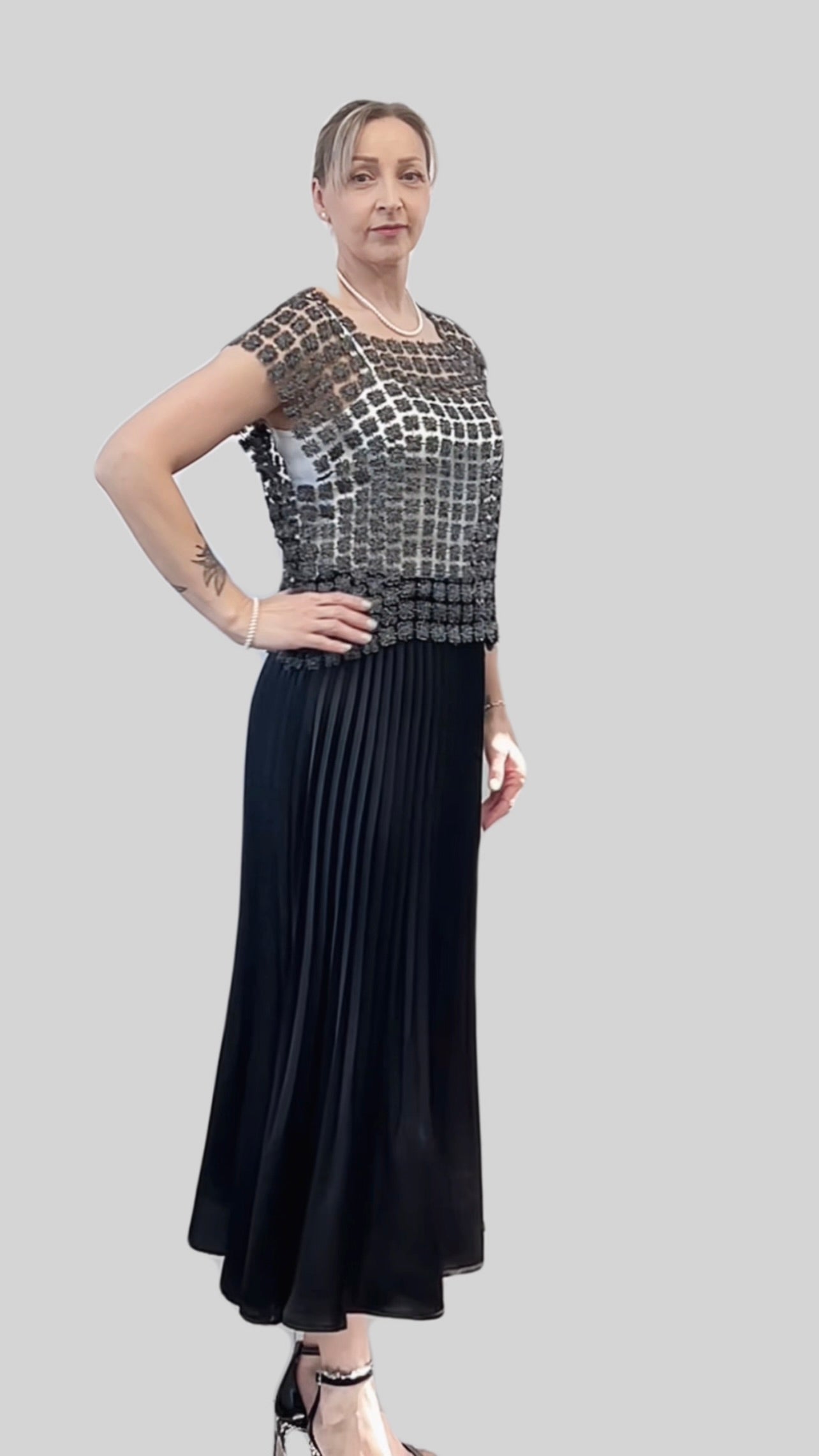 Lace Vest  (Black)