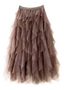 Fairy mesh Skirt (Coffee)