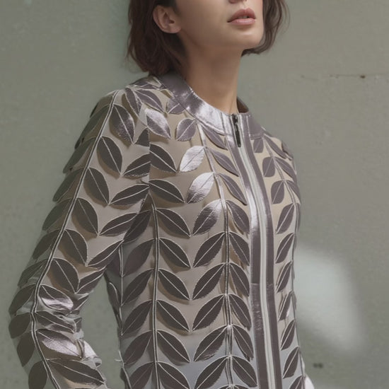 Faux Leather leaves