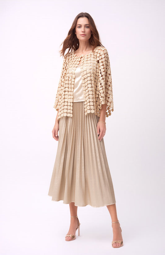 Lace Cape  (Champagne)